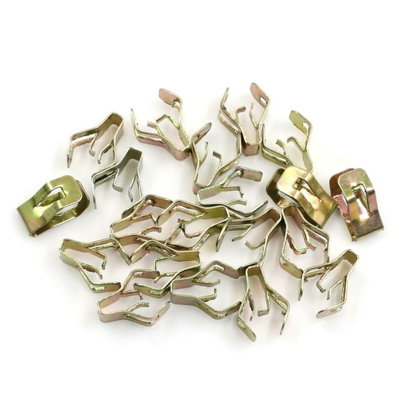 Car Dashboard Retainer Console Instrument Panel Metal Clips 13 x 12mm 4pcs Car Dashboard Retainer Console Instrument Panel Metal Clips 13 x 12mm 4pcs